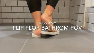Flip Flop Bathroom POV