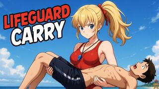Lift & Carry - Lifeguard Rescue Hard Fuck