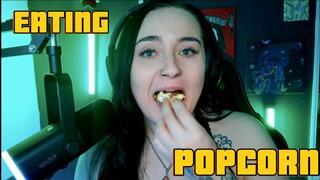 ASMR POPCORN - Aggressive Eating