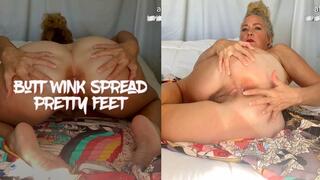 Butt Wink Spread Pretty Feet JOI