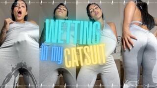 Wetting in my catsuit