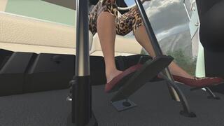 1967 VW Bus Cranking Template - Melanie in Loafers 1080p