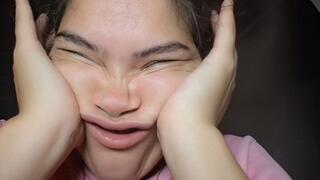 Distorted face: Face exercise