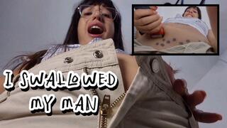 Pov Alesia swallows her man, swollen belly, ultrasound scan