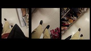 ASMRING Thru Lingerie Dept To The Pub Restroom