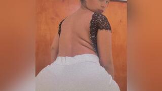 ass workship and feet workship blowing bubbles