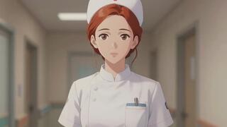 A strict nurse robot conducts experiments