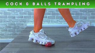 Goddess Amber - Crunching Your Balls Under My Old Nike Shox - Slave Cam (D75)