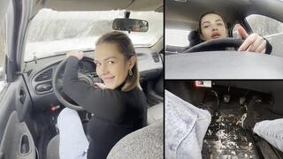 Alina tries to start her Lanos in the cold