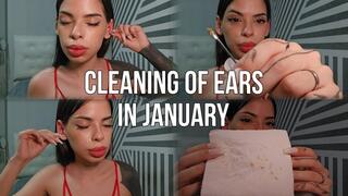 Cleaning of ears in January