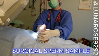 17 min BG Surgical Roleplay POV watch me collect a sperm sample from MrPatientX while he is under! Watch me slowly jerk him off in MANY POV’s all fully wearing surgical PPE & gloves