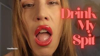 Red-Lipped Step-Mommy Drenches You in Spit Until You Squirt