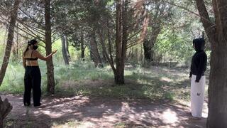 LATINA SISTERS FIGHT IN THE WOODS - "UNMASKED" PART 1