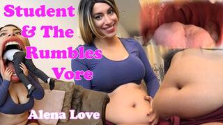 Alena Love Student And The Rumbles Vore SFX - Belly Rumble Interactions[HD]