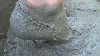 Mixing cement with italian 5 inch designer high heels - full clip - (1920x1080*mp4)