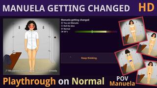 Manuela getting changed (Playthrough, Normal, POV: Manuela) - 1080p HD MP4