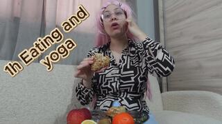 My Indian Stepsister just eats and eats for 1 hour until her belly gets really big, and while she eats she ignores you and humiliates you, then does yoga and twerks