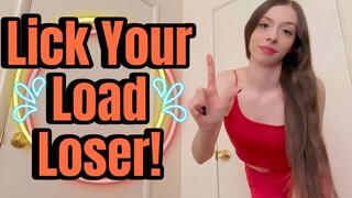 Lick Your Load Loser WMV