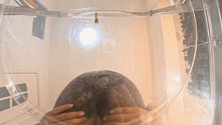 4K RUIRUI's buttocks were flattened and she farted three times