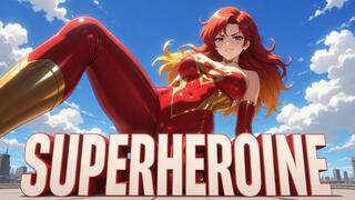 Superheroine Costume Destruction Fuck - Energy Blasts Tear Suit at Warehouse