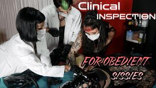 Clinical Inspection for Obedient Sissies