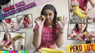 Peko Lux Natural Nails Handling Fruits - MP4 (HD 1080p)