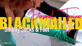 Blackmailed to suck smelly socks