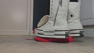 Primey Completely Destroys Jax's Red Mono Converse All Stars