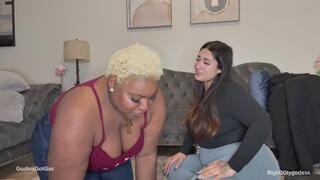 Rock-Paper-Scissors FART Punishment! Each Round the Loser Gets Her Face Buried in Stinky Goddess Gas