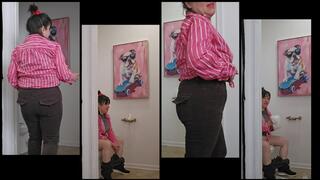 Peeing On A Wintery Subzero Nipply Day