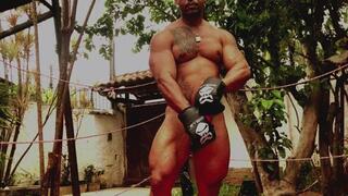 Fight and feel my muscular power.