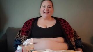 Food Talk Burping and Stuffing with SSBBW Amanda Rose