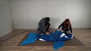 Sonya finally bought an inflatable Oarc and is enjoying it