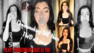 Chainsmoking One then Two at Once