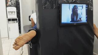 Rhaysa in new 2026 foot tickling video