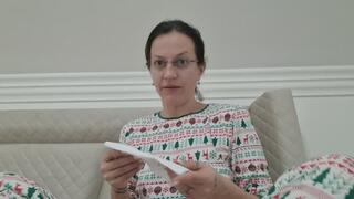 I cough and spit phlegm into a tissue.