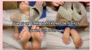 Jerk To My Stinky Slippers & Dirty Soles (JOI With Cum Countdown)