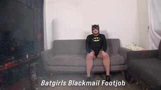 Batgirls Blackmail Pantyhose Footjob