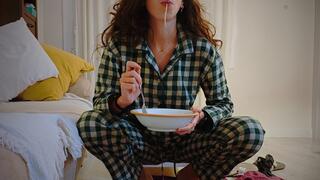 La cena está servida... en mis pies