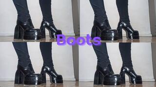 My boots will make you cum without me even touching you