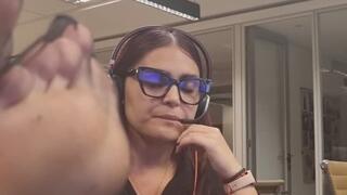 Foot Fetish – Corporate Meeting, Nylon Soles on the Table