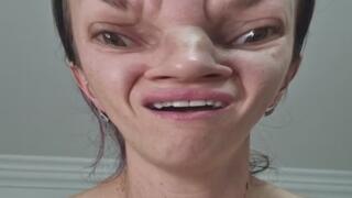 I drink a magic potion that causes my head to inflate