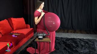 Hailey's First Balloon Stuffing Cam 2 HD (1920x1080)