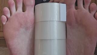 Measuring with tape rolls