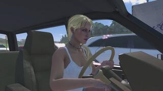 Dodge Caravan Cranking Template - Anna in Gold Loafers 1080p