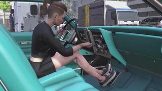 Olsmobile Tornado Template - Elsie in Vans Sneakers 1080p