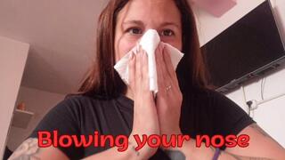 My stuffy nose needs to let off some steam… slowly and sensually