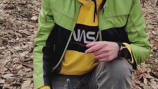 Hepislave cleaning my boots