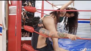 Insane Humiliated by Candy – Mixed Wrestling Domination and Classic Pins