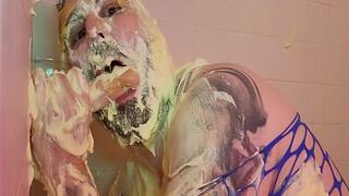 messybadger is a slime covered cockslut